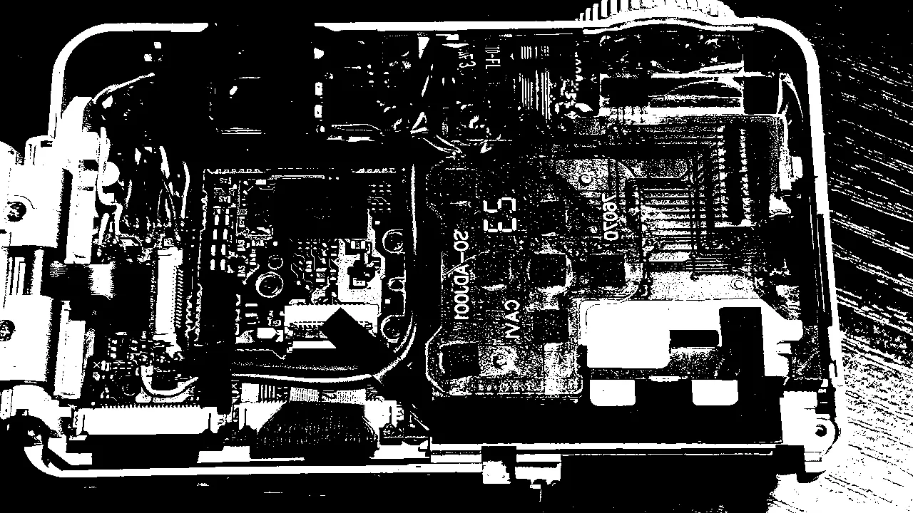 Internal circuit board of a digital camera