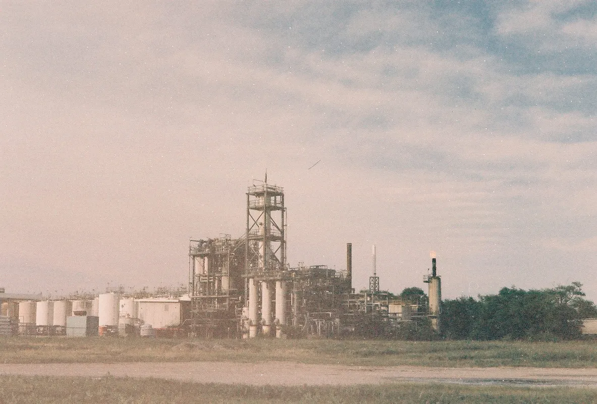 more industrial landscape