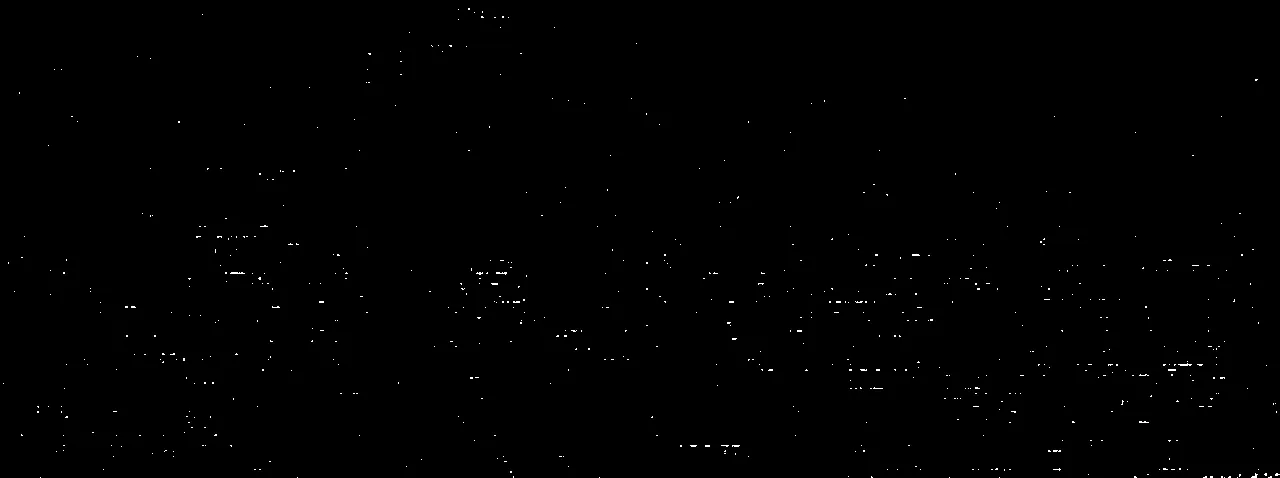 a datamoshed image of CD binders