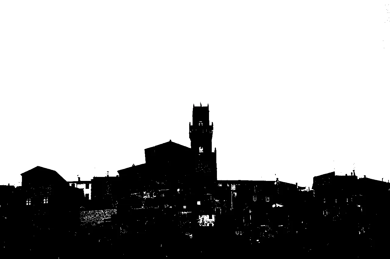 The skyline of Pitagliano