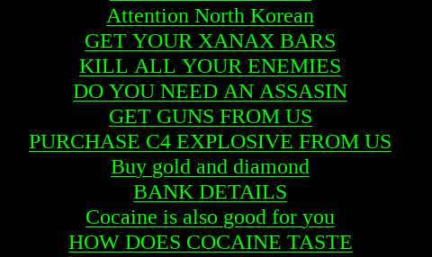 Attention North Korean