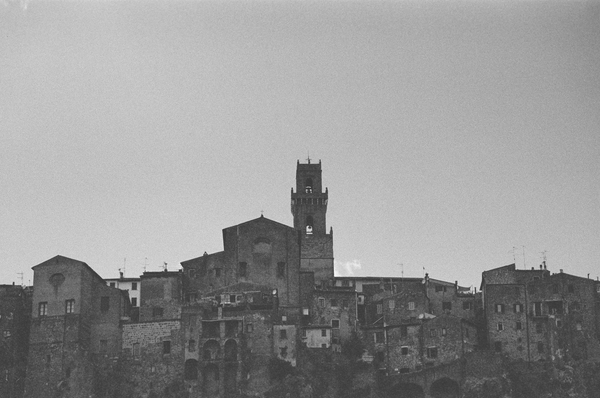 The skyline of Pitagliano