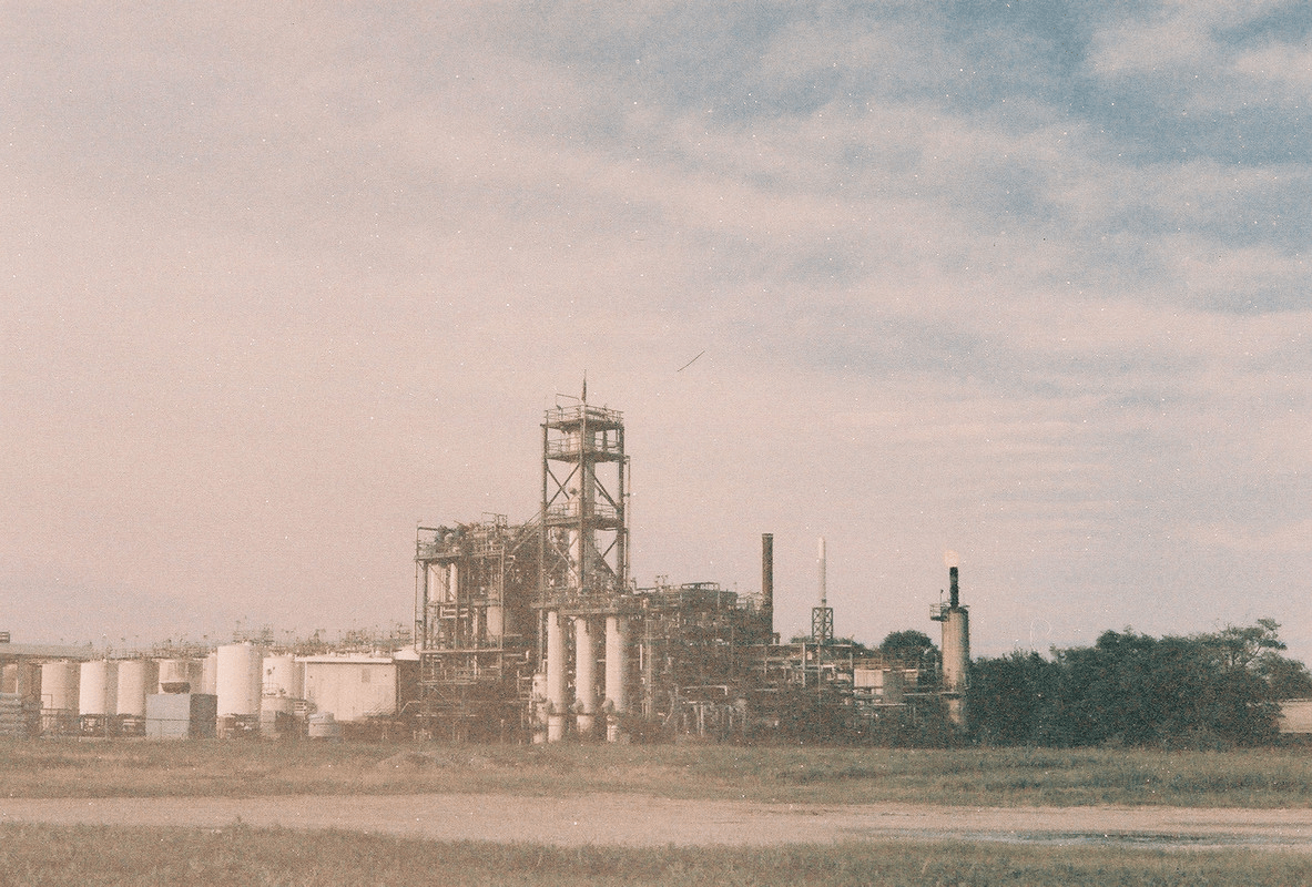 more industrial landscape